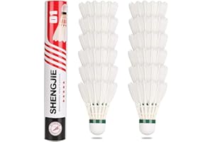 Philonext Badminton Volants écurie et Durable Sports d'entraînement balles de Badminton pour Le Jeu d'intérieur en Plein air Volants Sport