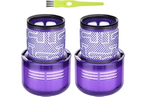 GINESKER 2 Stück Filter für Dyson V11 Absolute Animal V15 Detect SV14 SV22 Extra Pro Torque Drive Akku Staubsauger, Hepa Ersatzfilter Ersetzen Sie #970013-02