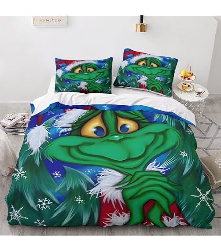 Set Letto Doraemon In Microfibra - Copripiumino 135x200 Cm + Federa 48x75 Cm, Stampa 3D, Morbido, Traspirante