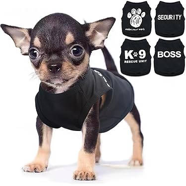 Hundeshirt Für Kleine Hunde – Weiche Baumwolle Mit Schneeflocken-Muster, Sommer-Design
