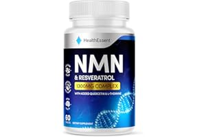 LIDOQUE NAD Resveratrol Supplement, with Added Quercetin & L-Theanine, Nad Supplements, Immune System Booster, Energy Metabolism, Anti Aging, High Strength, Vegan & Gluten Free – 60 Tablets