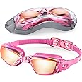 Aegend Swim Goggles, Swimming Goggles No Leaking Full Protection Adult Men Women Youth