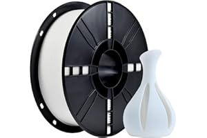 iBOSS Filament d'imprimante 3D PLA Plus (PLA+) 1,75 mm, précision dimensionnelle +/- 0,02 mm, bobine de 1 kg (2,2 lbs) Filament d'impression 3D pour imprimante 3D, Blanc
