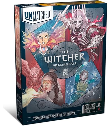 IELLO Unmatched Brettspiel – Houdini Vs Genie Für 2 Spieler | Asymmetrisches Taktik-Duell Ab 14 Jahren