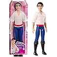 Mattel Disney Princess - Principe Eric bambola snodata con look ispirato al film Disney La Sirenetta, giocattolo e regalo per