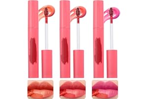 LILELIG 3 Stück Lip Tint Peel Off,Liptint,Lip Stain Peel Off,Peel off Lip Tint Stain,Langlebiger Peel off Matter Lipgloss,Langlebig Und Wasserdicht Liptint Peel off Lip Stain,Für Verschiedene Anlässe