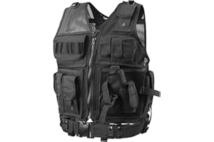 QUOTRE Gewichtete Weste Übungsweste，Taktische Weste, Militär Westen, Airsoft Weste, Taktische Sturmweste, Tactical Vest, Jagdwesten angepasst für Camping Wandern CS Feld Outdoor Combat Training