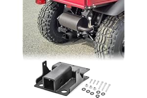 Dasen Rear Reverse 2" Receiver Trailer Tow Hitch Compatible with 2005-2016 Kawasaki Mule 600 610 and 2017-2024 Mule SX