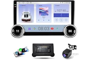 Haudio Autoradio 10.1 Pollici 2 DIN con Wireless Apple CarPlay & Android Auto, Telecamera Di retromarcia HD, Mirror Link, Bluetooth, WiFi, Assistente Vocale, 2G+64GB, Radio AM/FM/RDS