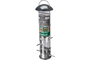 Gardman A01044 Grand Mangeoire à Graine Très Résistante 14 x 14 x 42 cm