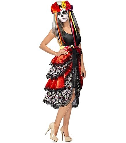 Déguisement Homme Squelette Mexicain Mariachi - Costume Jour Des Morts - Taille Ado 14-16 Ans - FIESTAS GUIRCA