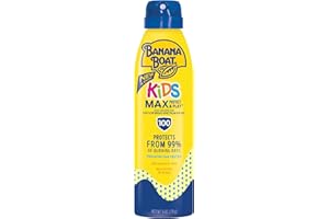 Banana Boat UltraMist Kids MAX Protect & Play Clear Spray Sunscreen SPF 100: 6 OZ by Banana Boat