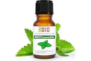 Menta Piperita Bio Aceite Esencial 100% Puro 10 ml - Uso Alimentario Terapeutico Cosmetico Aromaterapia - Laborbio