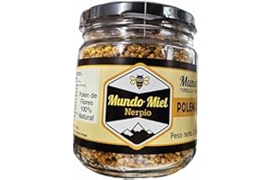 MUNDO MIEL NERPIO Polen de abejas Natural Puro Multifloral Directo del Apicultor‍ Nerpio, Sierra del Segura, 100% NATURAL- Empresa Familiar- Desde 1972- Origen ESPAÑA 230gr.