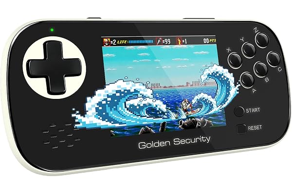 Console de jeu portable pour enfants, grand écran de 3,5 pouces préinstallé 156 jeux vidéo rétro HD classiques avec batterie rechargeable, cadeau console de jeu portable pour garçons et filles (blanc)