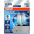 OSRAM XENARC® COOL BLUE® INTENSE D3S, +150% more brightness, up to 6,200K, xenon headlight lamp, LED look, Hanging folding box (2 lamps)