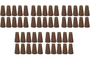 aqxreight 50 Pcs Seed Starter Sponge, Rapid Rooter Plugs for Plant Root Growth Sponges Organic Starters Plugs, Hydroponic Seed Sponge for Seedlings Block Cubes for Plants Vegetables