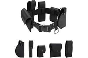 Kyrio Modular Equipment System Taktischer Hüftgurt mit Beuteln Taktischer Dienstgürtel mit Komponenten Holster für die Sicherheitsjagd von Strafverfolgungsbehörden