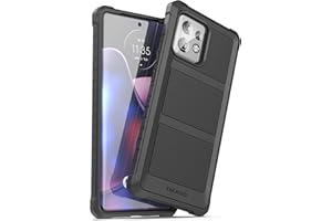 Encased Falcon Armor per Motorola Edge 40 Pro, custodia protettiva resistente (Motorola Edge+ 2023), nero