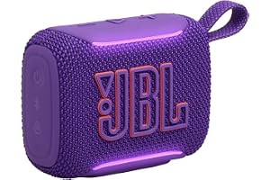 Go 5, Ultraportabel Bluetooth-Högtalare, Lila | Stort JBL Pro-Ljud och Punchy Bass, AirTouch-Parning, Vattentät Design och 10-Timmars Speltid