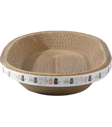 Kratzball Für Katzen - Vertikales Kratzbrett Mit Wellpappe