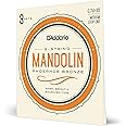 D'Addario Mandolin Strings, Phosphor Bronze, EJ74-3D, Medium Gauge 11-40, 8-String Set, Pack of 3