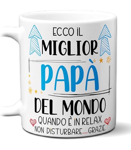 Tazza Colorfamily Papà Gamer: In Pratica Un Papà Normale Ma Molto Più Figo – Mug 11oz In Ceramica, Idea Regalo Divertente Per La Festa Del Papà - 3