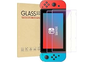 Rvciby 2-Pack Blue Light Blocking Screen Protector for Switch Model 2017 [6.2 Inch]- Anti Glare,Anti Fingerprint, Eye Protection Film,HD Clear, 9H Hardness