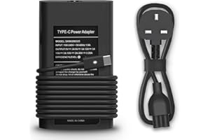 NELEBUTO Replacement 65W 45w Dell USB C Charger for Dell Latitude 7275 7370 5420 5285 5290 5520 XPS 13 9250 9350 9360 9365 9370 9380 9550 Chromebook 3100 3400 5190 la65nm170 02YK0F Type C Adapter Power Cord