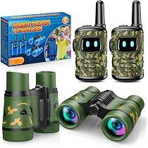 JZK Prismáticos Verdes Para Niños 3-5 Años - Juguete Educativo 4x40 Para Camping Y Aire Libre JZK Prismáticos Verdes Para Niños 3-5 Años - Juguete Educativo 4x40 Para Camping Y Aire Libre