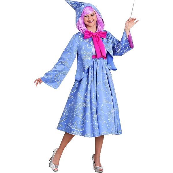 Cape à Capuche De Fée Bleue Avec Ruban Rose - Pour Halloween, Cosplay, Fêtes Costumées, 150 Cm