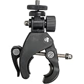 Ayex AX-BM02 Sabitleme Kelep&ccedil;esi, 1/4'' Vida Bağlantılı, 16-36 mm Gidon/Boru/Tripod Uyumlu, 180&deg; Ayarlanabilir A&ccedil;ı, Hızlı Kil