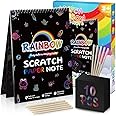 Bulk Party Favors for Kids | 10PCS Scratch Art Books | Birthday Return Gifts for Kids | Small Gifts & Party Giveaways | Christmas Gift Ideas & Kids Art Activities