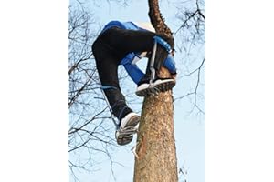 HUAWELL Piques d'escalade d'arbre, équipement d'escalade d'arbre, outil d'escalade d'arbre en cuir forgé, pédale antidérapante pour cueillir des fruits, intérieur et extérieur, haute altitude bûcheron