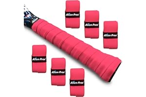 Alien Pros Tennis Racket Grip Tape - Precut and Dry Feel Tennis Grip - Tennis Overgrip Grip Tape Tennis Racket - Wrap Your Racquet for High Performance