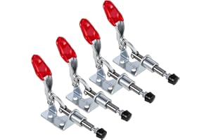 sdhiiolp Juego de 4 tensores de palanca de rodilla de liberación rápida, abrazadera de palanca de sujeción 301 AM, capacidad de sujeción, hub, empuje, herramienta de liberación rápida, herramienta de