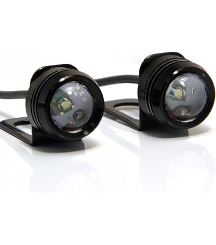 Riloer 2pcs 12V LED Moto Clignotants Clignotants, Haute Luminosité Guidon Fin Poignée Plug
