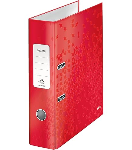 Leitz Registratore Ecologico A4 - Dorso 80mm, 600 Fogli, 100% Riciclabile, Nero - Foto 4