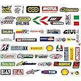 ZTANRWQ 2-Teiliges Set Sport-Aufkleber, Motorrad Aufkleber Sponsor, Sport-Fan-Aufkleber Motorsport Aufkleber,für Aufkleber Mo