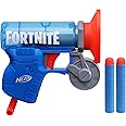 Nerf Fortnite MicroShots Micro Grappler Mini Dart-Firing Blaster, Fortnite Grappler Equipment Design, Includes 2 Official Nerf Elite Darts