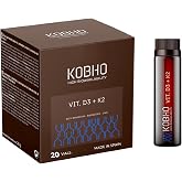 Vitamin D3 + K2 with Naringin, Magnesium and Zinc, 20 Vials | Bone and Muscle Health, Immune System, Cardiovascular Health an
