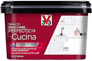V33 Smalto Rinnovare Perfection Cucina Bianco Satinato 2 L