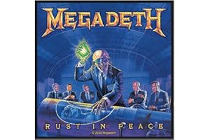 Megadeth Rust In Peace Unisex Patch multicolor Band-Merch, Bands