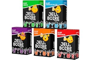 Glop Premium Cartes - Jeux de Société Adulte - Jeu Alcool - Jeu de Société pour Animer Soirées et Apéros - Jeux à Boire - Jeu Adulte - Jeu de Carte - Jeu de Société Adulte - EVJF - Evg - Cadeau