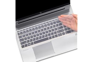 MUBUY-GOL Tastatur-Abdeckung für HP ProBook 450 (G5/G6/G7) 455 (G5/G6/G7) 650 G4 G5 | 17,3 Zoll HP ProBook 470 G5 (nicht passend für ProBook 450/455 G8 G4. 3 G2 G1, ProBook 650 G8 G3 G2 G1) - Transparent