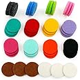 42pcs Replacement Refill Pads(22mm) for Aromatherapy Essential Oil Diffuser Necklace with 14 Colors