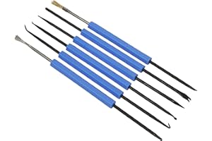 McPower - Lötbesteck Lötwerkzeug für Lötarbeiten | LAB-151 | zur Platinenbearbeitung, 6-teilig | ideal zum Reinigen, bei der Platinenbearbeitung und der Löttechnik