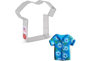 Ann Clark Cookie Cutters Cortador de galletas camiseta/camiseta deportiva/uniforme médico - 8,9 cm - Acero fabricado en EE. UU.