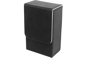 VGEBY Pudełko do Przechowywania Kart, Etui na Karty ze Skóry PU na Uniwersalne Karty Tarota o Standardowym Rozmiarze