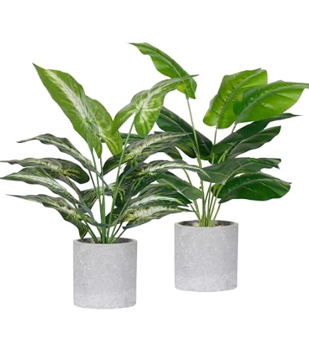 5 Stück Kunstpflanze Eukalyptus - Realistisch Aussehende Fake Plants Für Wohnzimmer, Schlafzimmer & Büro Deko